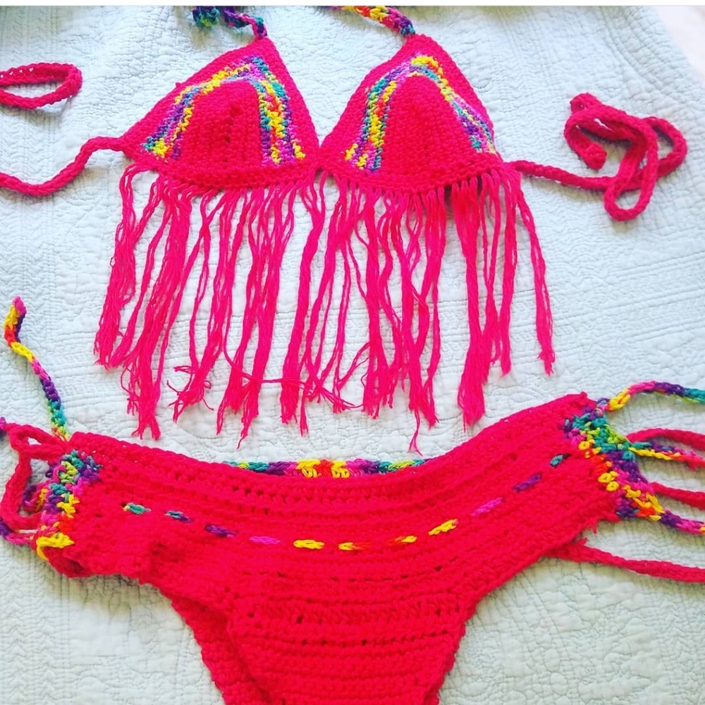 Handmade bikini TOP only